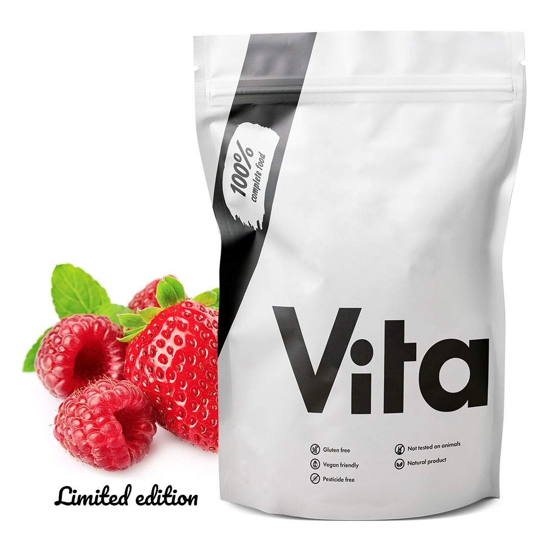 VITA SHAKE- Complete food - MALINA&TRUSKAWKA 